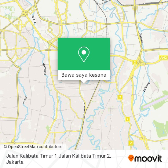 Peta Jalan Kalibata Timur 1 Jalan Kalibata Timur 2