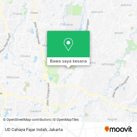 Peta UD Cahaya Fajar Indah