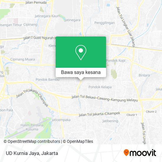 Peta UD Kurnia Jaya