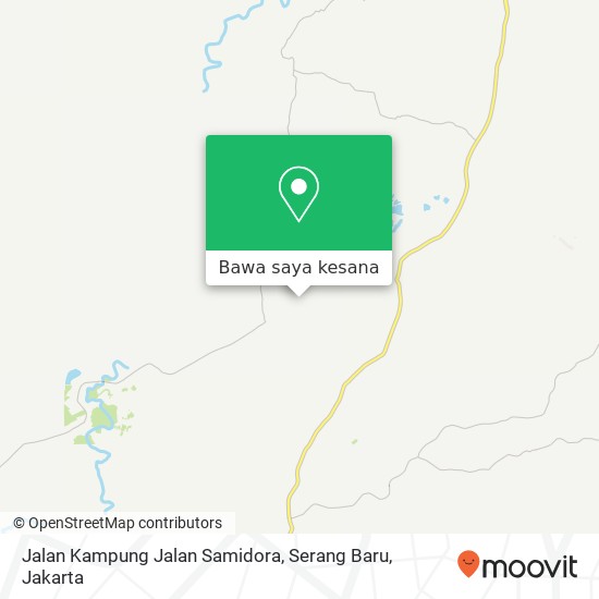 Peta Jalan Kampung Jalan Samidora, Serang Baru