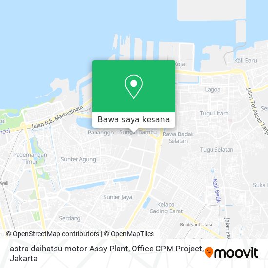 Peta astra daihatsu motor Assy Plant, Office CPM Project