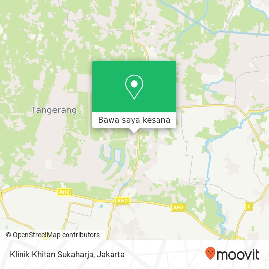 Peta Klinik Khitan Sukaharja, Sindang Jaya 15596