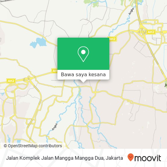 Peta Jalan Komplek Jalan Mangga Mangga Dua