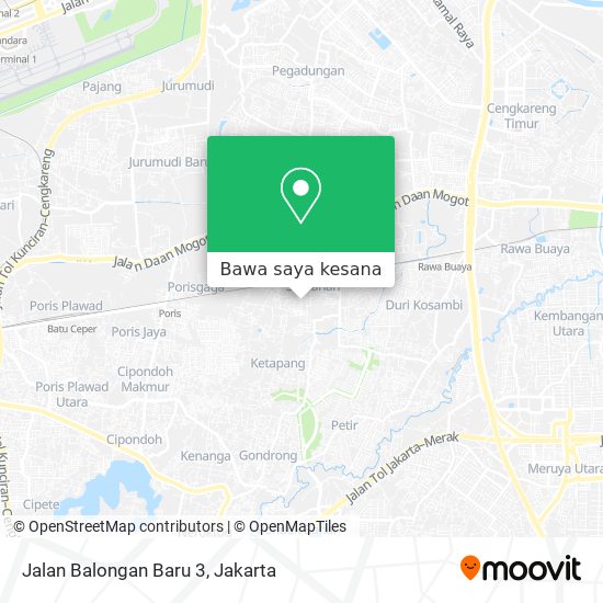 Peta Jalan Balongan Baru 3