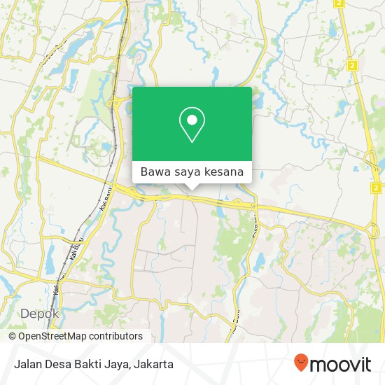 Peta Jalan Desa Bakti Jaya