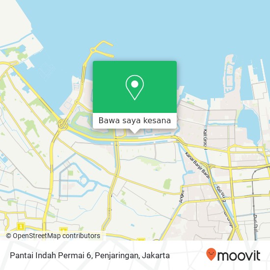 Peta Pantai Indah Permai 6, Penjaringan