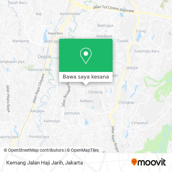 Peta Kemang Jalan Haji Jarih