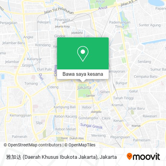Peta 雅加达 (Daerah Khusus Ibukota Jakarta)