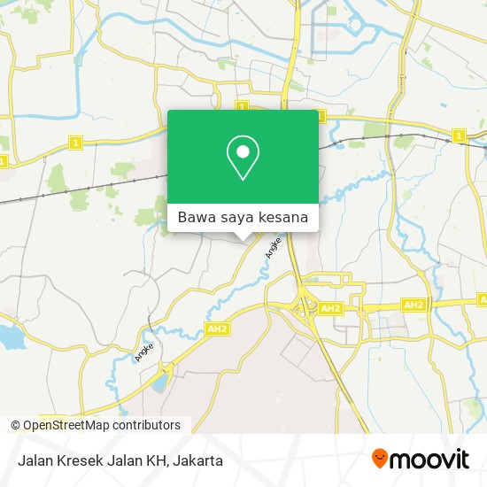 Peta Jalan Kresek Jalan KH