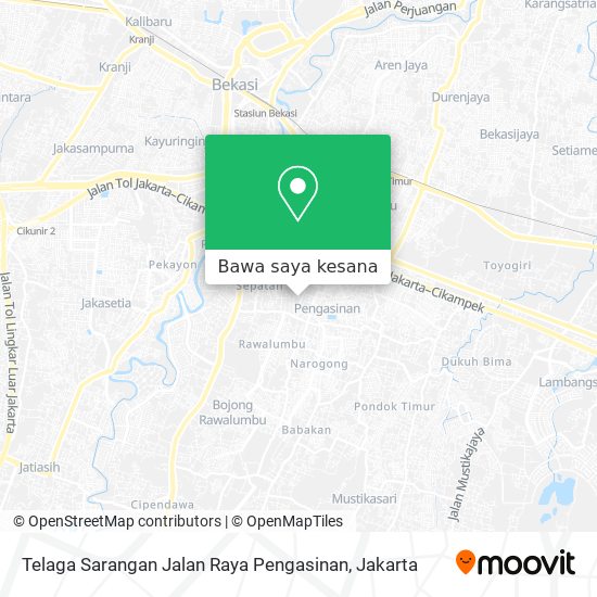 Peta Telaga Sarangan Jalan Raya Pengasinan