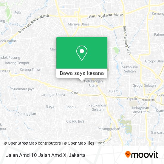 Peta Jalan Amd 10 Jalan Amd X