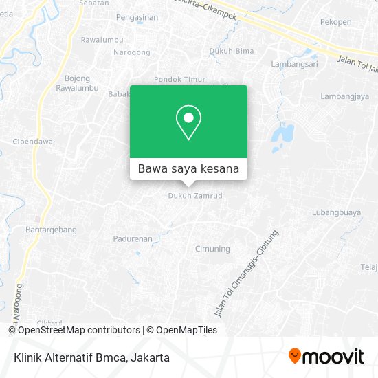 Peta Klinik Alternatif Bmca