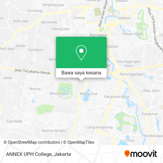 Peta ANNEX UPH College