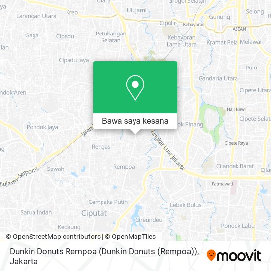 Peta Dunkin Donuts Rempoa (Dunkin Donuts (Rempoa))