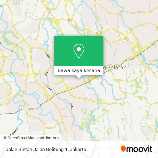 Peta Jalan Bintan Jalan Belitung 1