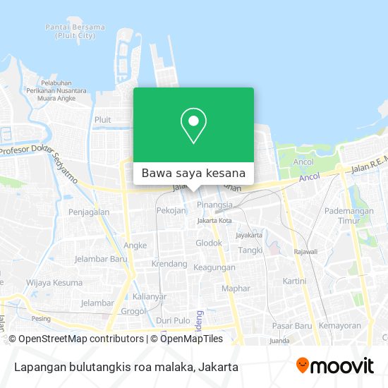 Peta Lapangan bulutangkis roa malaka