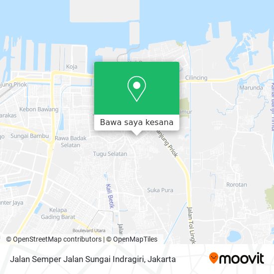 Peta Jalan Semper Jalan Sungai Indragiri