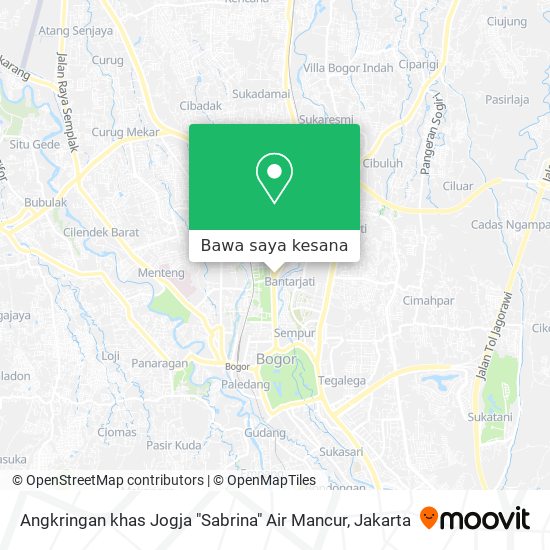 Peta Angkringan khas Jogja "Sabrina" Air Mancur