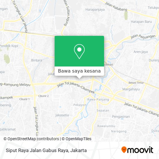 Peta Siput Raya Jalan Gabus Raya
