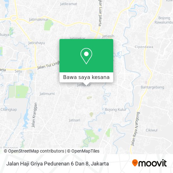 Peta Jalan Haji Griya Pedurenan 6 Dan 8