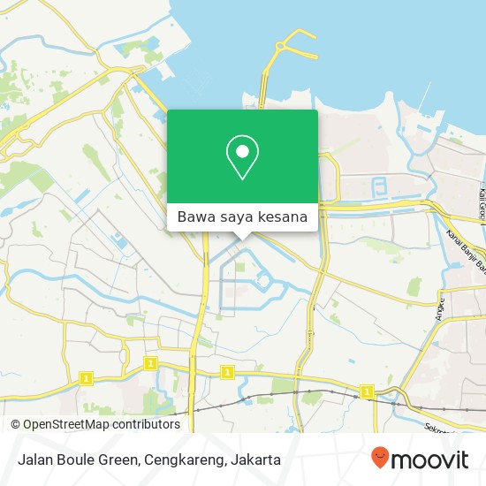 Peta Jalan Boule Green, Cengkareng