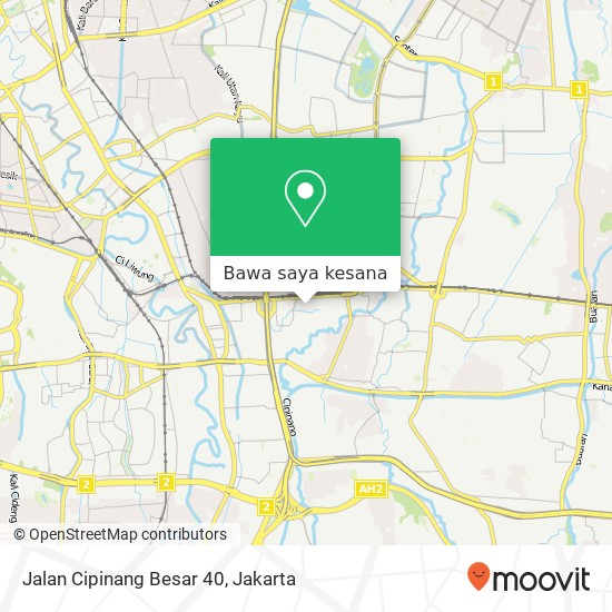 Peta Jalan Cipinang Besar 40