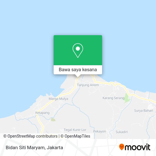 Peta Bidan Siti Maryam, Jalan Raya Tanjung Kait