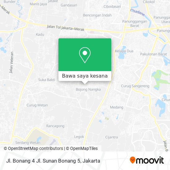 Peta Jl. Bonang 4 Jl. Sunan Bonang 5