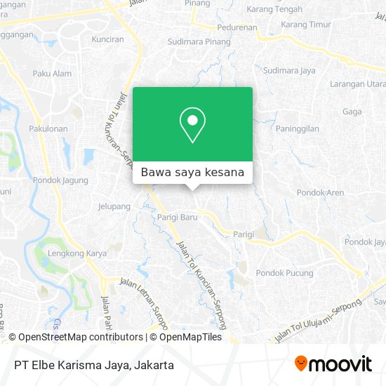 Peta PT Elbe Karisma Jaya