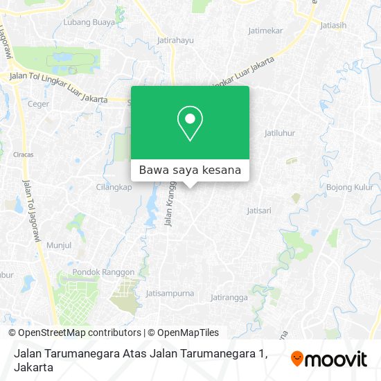 Peta Jalan Tarumanegara Atas Jalan Tarumanegara 1