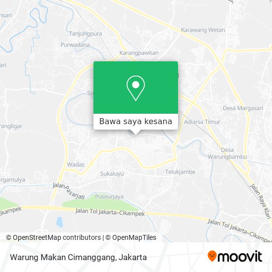 Peta Warung Makan Cimanggang