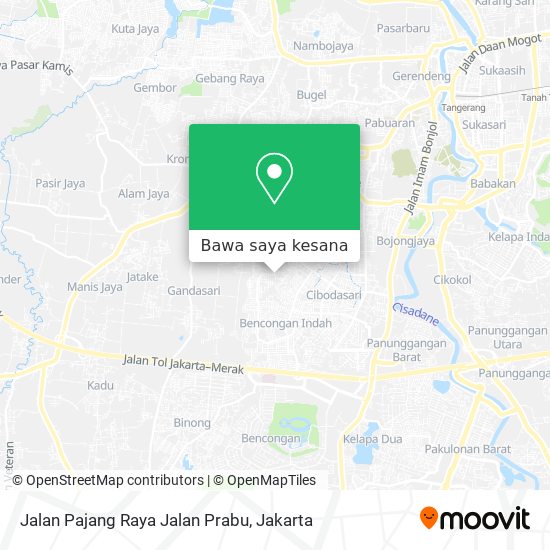 Peta Jalan Pajang Raya Jalan Prabu