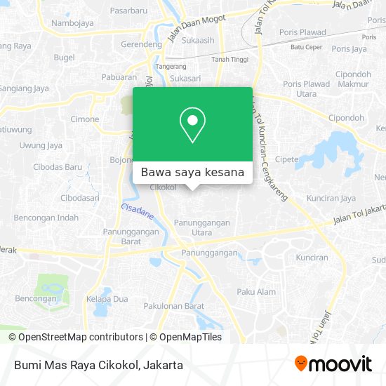 Peta Bumi Mas Raya Cikokol