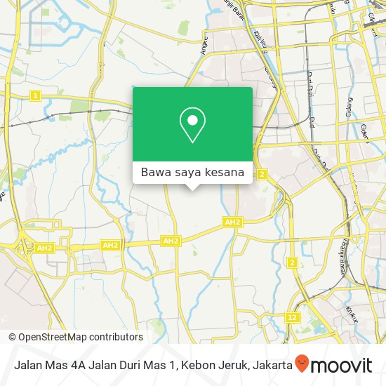 Peta Jalan Mas 4A Jalan Duri Mas 1, Kebon Jeruk