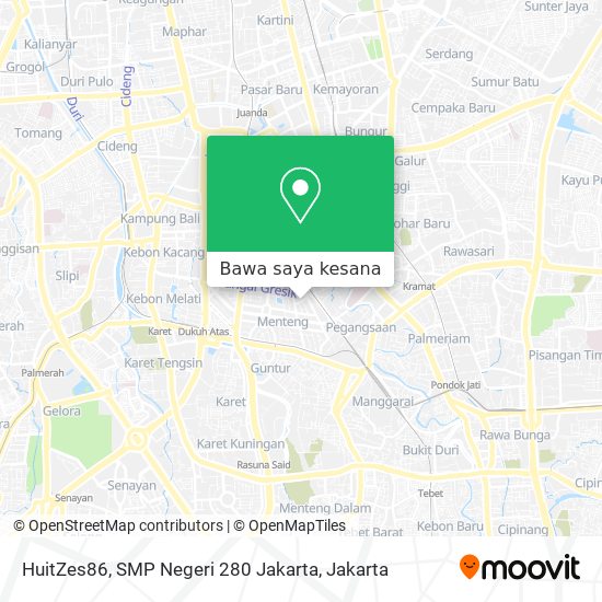 Peta HuitZes86, SMP Negeri 280 Jakarta