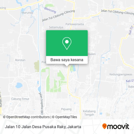 Peta Jalan 10 Jalan Desa Pusaka Raky