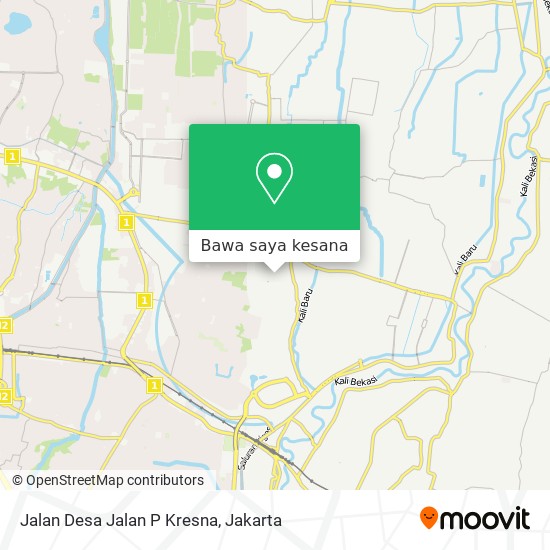 Peta Jalan Desa Jalan P Kresna