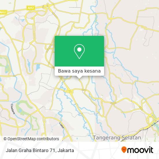 Peta Jalan Graha Bintaro 71