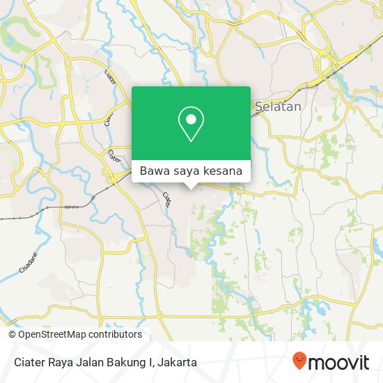 Peta Ciater Raya Jalan Bakung I