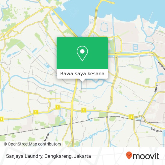 Peta Sanjaya Laundry, Cengkareng