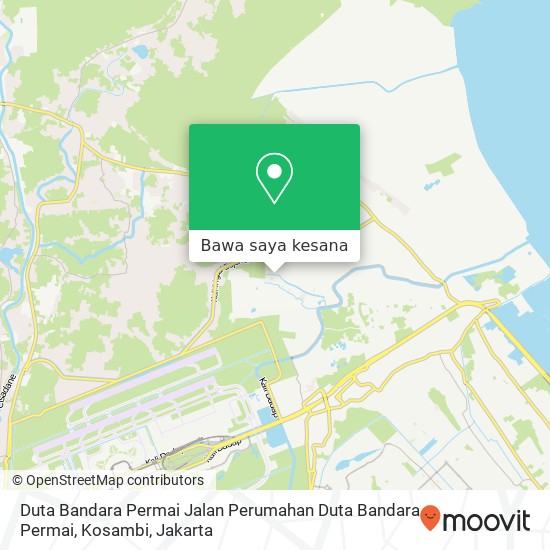 Peta Duta Bandara Permai Jalan Perumahan Duta Bandara Permai, Kosambi