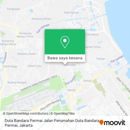 Peta Duta Bandara Permai Jalan Perumahan Duta Bandara Permai