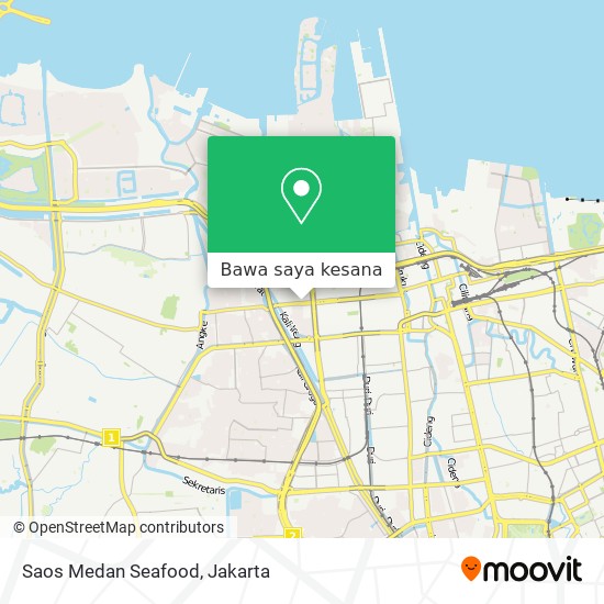 Peta Saos Medan Seafood