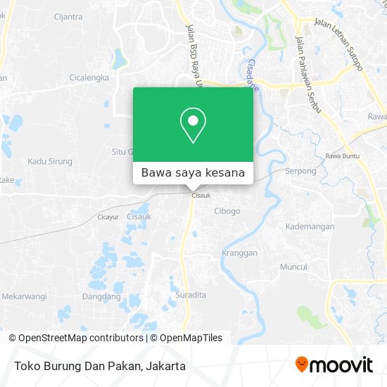 Peta Toko Burung Dan Pakan