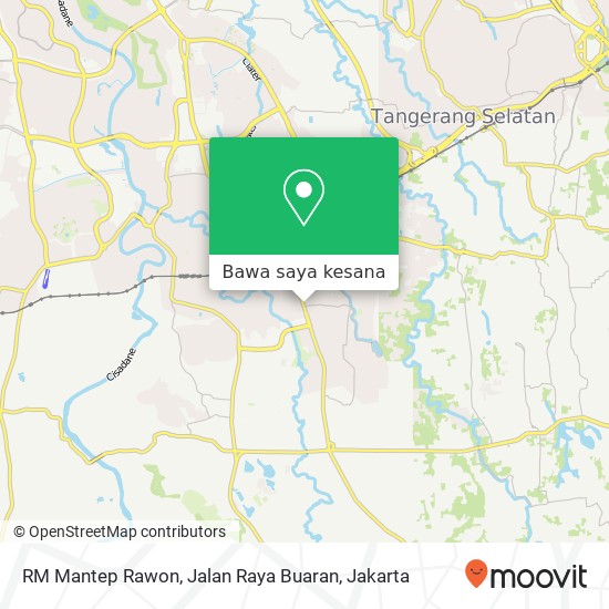 Peta RM Mantep Rawon, Jalan Raya Buaran