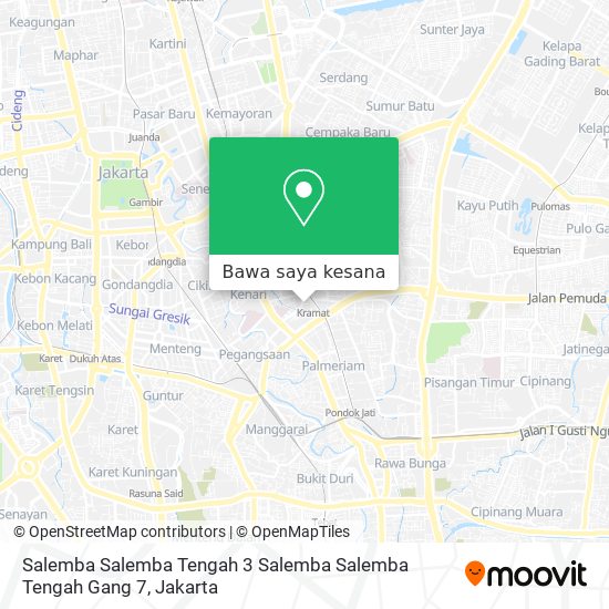 Peta Salemba Salemba Tengah 3 Salemba Salemba Tengah Gang 7