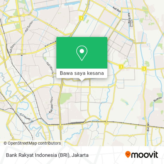 Peta Bank Rakyat Indonesia (BRI)