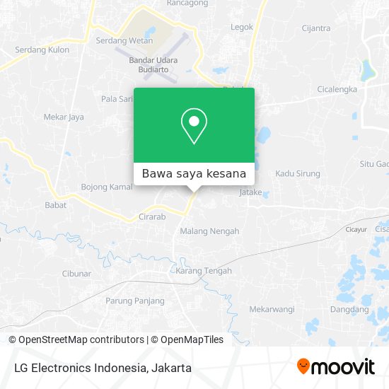 Peta LG Electronics Indonesia