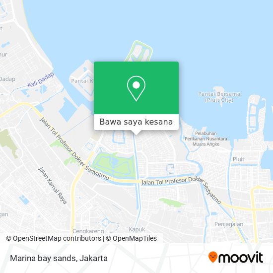 Peta Marina bay sands