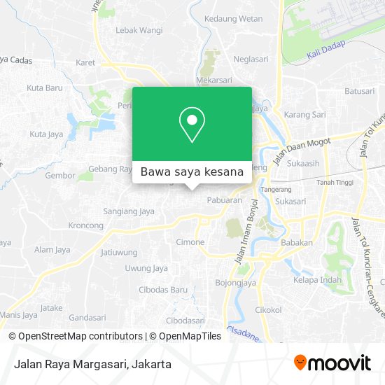 Peta Jalan Raya Margasari